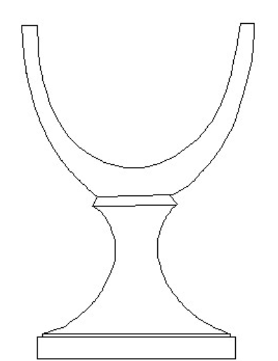 Egg and egg cup - Actual size template